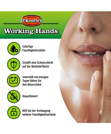 O'Keeffe's Working Hands Hand Cream - 193g for Extremely Dry & Cracked Hands - Moisture & Protection - Fast Shipping Worldwide - Buy Online on GoSupps.com