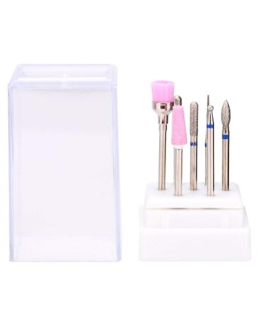 7pcs Electric Nail Drill Set - 2.35mm Stainless Steel Bit & Grinding Head with Storage Box | International Shipping Available - Buy Online on GoSupps.com