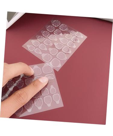 minkissy 20 Sheets Rubber nails double sided tape nail sticky tabs high viscosity jelly glue invisible tabs nail detachable Nail piece sticker wearable nail stickers for nail - Buy Online on GoSupps.com