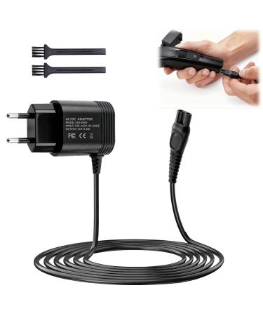 15V HQ8505 Rasoir Chargeur Compatible avec Philips 3000 5000 7000 9000 MG7745 MG7730 MG7720 MG7710 QP6510 QP6520 QP6530 QP6541 QP6550 QP6620 QP6650 QP6651651 Tondeuse Barbe Bodygroom avec 1.2M Cable