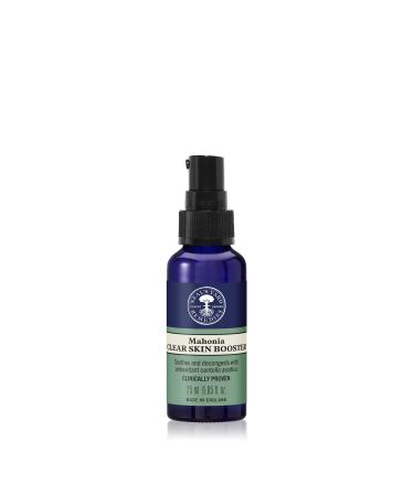 Neal's Yard Mahonia Booster with Antioxidant Centella Asiatic for Oily Acne Prone Skin Unclogs Pores Balances & Purifies Face Cruelty Free 25mL