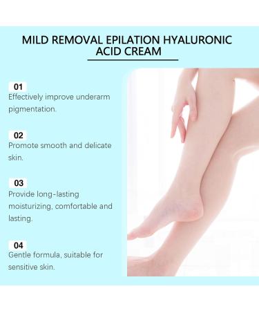 Hair Removal Cream - Hair Removal for Sensitive Skin Instant Lightening Formula for Body Hair Removal Suitable for Face Legs and Intimate Areas - Buy Online on GoSupps.com