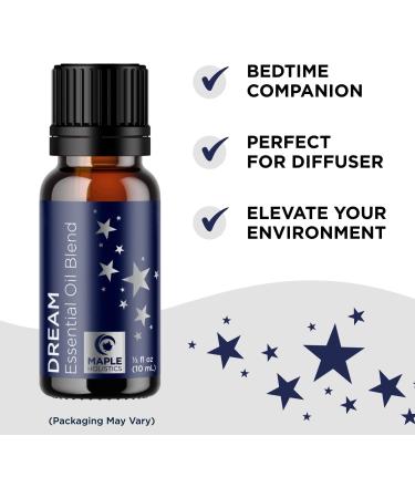 Sleep Essential Oil Blend for Diffuser - Dream Aromatherapy with Ylang-Ylang, Clary Sage, Roman Chamomile, Lavender - 10mL - Buy Online on GoSupps.com