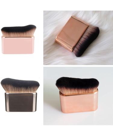Siren Brush Because Pro Siren Brush Foundation Brush for Liquid Makeup Cream or Flawless Powder CosmeticsConcealers Cream Powder Body Brush (1 pcs gold +1 pcs rose gold) - Buy Online on GoSupps.com