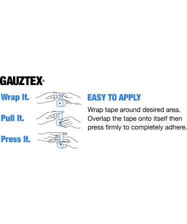 Guard-Tex White Tennis Tape - Self-Adhesive Athletic Finger Tape for Sports & Fitness - Blister Protection, Grip Improvement, Bandage Wraps - 1 Roll x 7 yds - Buy Online on GoSupps.com