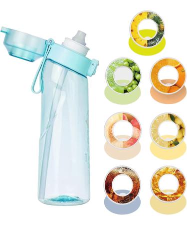 Water Bottle with Taste, 650 ml, Starter Kit, Air Up Pod, Leak-Proof Tumbler, Gym Running (Blue)