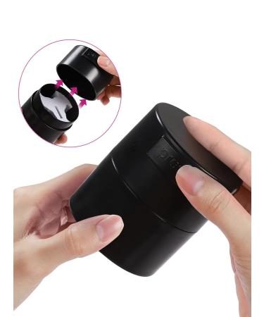 TEOYALL Eyelash Glue Storage Container - 3 Compartment Lash Adhesive Organizer Tank - Black - Buy Online on GoSupps.com