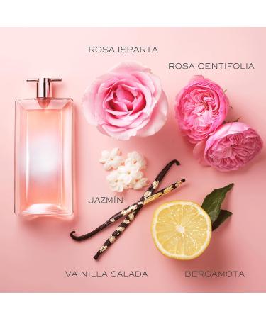 Lanc me Id le Aura Eau de Parfum - Long Lasting Fragrance with Notes of Rose Jasmine & Salted Vanilla - Sunny & Floral Women's Perfume - 3.4 Fl Oz - Buy Online on GoSupps.com