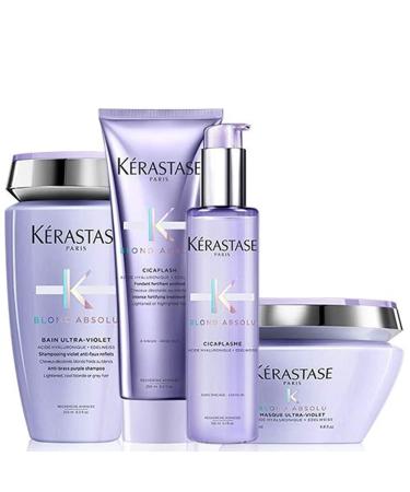 Kerastase Blond Absolu Bain Ultra Violet 250ml Cicaflash 250ml Cicaplasm 150ml Mask Ultra Violet