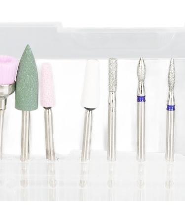 Nail Art Drill Bits Rough Surfaces Removal Tungsten Steel Ceramic Heads Easy Nail Shaping Less Dust Universal Compatibility - Buy Online on GoSupps.com