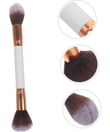 Set of 2 Cosmetic Brushes Professional Makeup Brushes Makeup Brushes Wooden Handle Makeup Brush Powder Brush Makeup Brush for Women - Buy Online on GoSupps.com