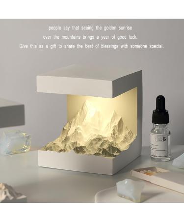Buy Upgraded Aromatherapy Diffuser with 3D Mountain Night Light - Perfect Essential Oil Diffuser for Home & Office | Ideal Gift for Ladies & Gentlemen - Buy Online on GoSupps.com
