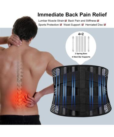 Buy Adjustable Vertebrae Belts & Orthopedic Corsets for Back Pain Relief | Herniated Disc Support - Black XL - Buy Online on GoSupps.com
