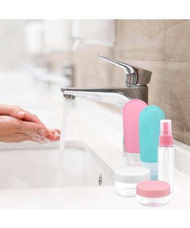 Etopgo Silicone Travel Bottles Set - 16 TSA Approved Multicolor Fillable Containers for Shampoo Lotion & More | Travel Size Essentials - Buy Online on GoSupps.com