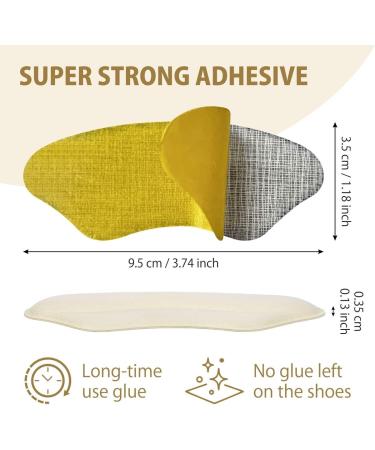 Buy Heel Grips Liner Cushions Inserts - 4 Pairs for Loose Shoes | Prevent Slipping & Blisters | Comfort for Men & Women - Beige - Buy Online on GoSupps.com