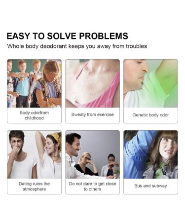 Whole Body Deodorant for Women 72 Hour Odor Control Women's Deodorant Invisible Cream Body Deodorant Deodorant for Men & Women All Day Odor Protection Aluminum Free 3.0 Oz (Rose) - Buy Online on GoSupps.com