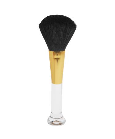 Fantasia Stand powder brush natural hair: professional makeup brush made of fine natural hair - noble acrylic handle with gold make -up brush height 17.5 cm - Premium cosmetics and make -up brush for face