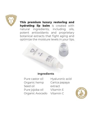 Leovard Lip Luster Hyaluronic Acid Lip Plumper - Organic All Natural Hydrating Serum for Moisturizing, Fuller Lips - Lip Care Treatment for Dryness and Lip Lines (1 Pack) - Buy Online on GoSupps.com