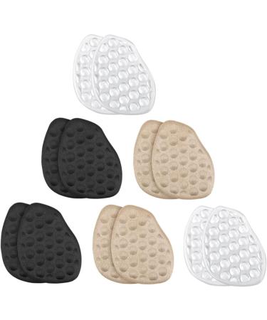 FOMIYES 12 Pairs High Heels Forefoot Pads - Cushioned Shoe Inserts & Scent Booster Beads for Women - Adhesive Flannel Damping Half Size Pads - Buy Online on GoSupps.com