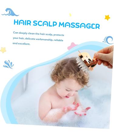 Magiclulu 3 STK Shampoo Brush for Kids | Gentle Scalp Care & Hair Washing Tool | Baby Hair Brush for Easy Shampooing - Buy Online on GoSupps.com