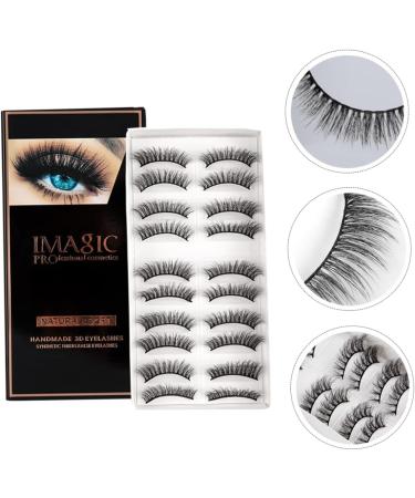 minkissy False Eyelash 30 Pairs es Carnival Makeup Supplies Makeup Eyelashes False Eyelashes Natural Cosmetic Drama Lashes Artificial Eyelashes Lashes Fluffy 3d Cosmetics Chemical Fiber - Buy Online on GoSupps.com