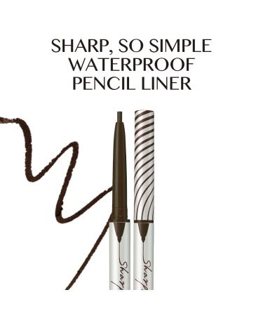 CLIO Sharp So Simple Waterproof Pencil Eyeliner 01 Black - Micro Precision Tip, Twist Up, Long Lasting, Smudge-Resistant - 1 Count - Buy Online on GoSupps.com