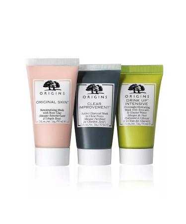 Origins Clear Hydrate & Control Set of 3 Facial Masks - Best International Shipping - Buy Online on GoSupps.com
