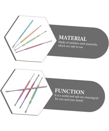 Beaupretty Ear Cleaning Set - 5-Piece Earwax Removal Kit with Stainless Steel Tools for Effective Earwax Removal - Buy Online on GoSupps.com