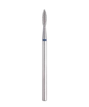 Diamond Drill Bit Bits Manicure Pedicure Nail "Flame " Blue 2.3mm Staleks (Blue/Medium)