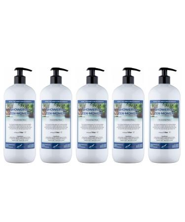 Claudius Showergel Zen Moment 5 x 1 liter with 5 pumps white