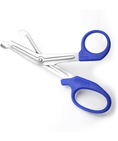 Nursing Scissor First Aid Tuff Cut Scissors Small Trauma Shears CE - Blue 5.5 - Buy Online on GoSupps.com