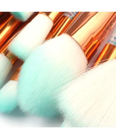 20 pcs Eye Makeup Brushes Set - Diamond Handle & Soft Hair for Powder Eyeliner Eyebrow & Blending - Transparent Glitter - International Shipping Available - Buy Online on GoSupps.com