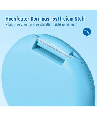 Shop Annhua Braces Box for Invisible Braces Dentures & Aligners - Blue Case for Mouth Guards | International Shipping Available - Buy Online on GoSupps.com