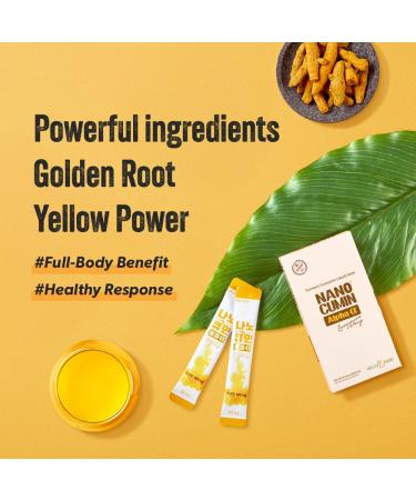 NANOCUMIN Alpha Turmeric Curcumin Liquid Stick 30ea - 140mg Curcuminoids for 1 Stick - Easy and Fast Absorption - 10ml x 30 Days 10.14 oz - Buy Online on GoSupps.com