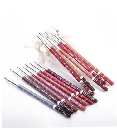 12-Piece Waterproof Lip Liner Set - Long-Lasting Lip Contour Makeup Gift for Women & Girls - Buy Online on GoSupps.com