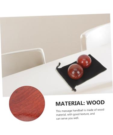 Beavorty 6-Pack Wooden Massage Balls - Deep Tissue Hand Massager for Muscle Fitness & Boccia Sports - Buy Online on GoSupps.com