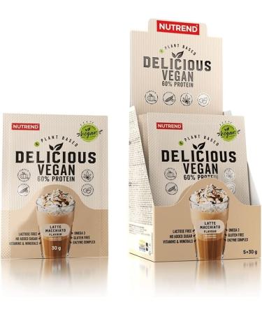 Nutrend Delicious Vegan Protein - Pistachio & Marzipane 450g | Premium Plant-Based Protein for International Shipping - Buy Online on GoSupps.com