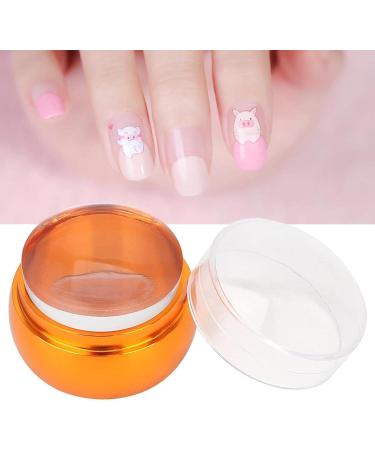 Professional Moum Routes Silicone Nail Stamp Kit | Clear Nail Seal & Printing Tool for DIY Manicures | Perfect for Nail Artists & Enthusiasts (Orange) - Buy Online on GoSupps.com