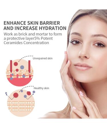 Ceramide Face Serum with Hyaluronic Acid | Wrinkle Correction, Skin Barrier Repair & Anti Aging - 1 Fl.oz - Buy Online on GoSupps.com