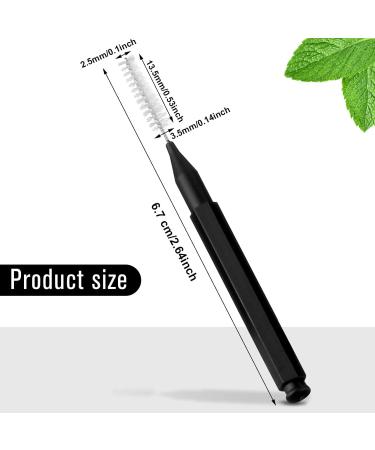 Patelai 100-Piece Interdental Brushes - Ultimate Dental Hygiene Tool for Flossing & Cleaning | Black Toothpick Cleaners - Buy Online on GoSupps.com
