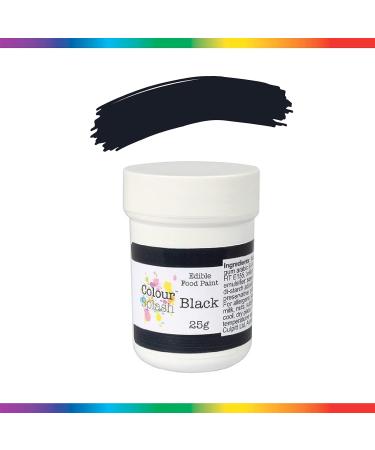 COLOUR SPLASH Edible Food Paint - Black 25g Matt Black for Cakes & Decorations - Buy Online on GoSupps.com