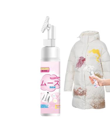 Down Jacket Cleaner Multipurpose Household Cleaning Agent Cloth Stain Remover for Coffee Stains Fruit Stains Wine Stains and Mud Stains Hondony With Brush