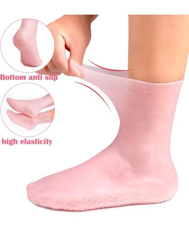 Moisturizing Silicone Socks for Women | Foot Spa & Pedicure Care | Exfoliating Gel Socks - Buy Online on GoSupps.com