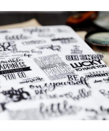 Doraking 90PCS Vintage Sweet Happiness Stickers for Laptop, Scrapbook & Windows - Unique No-Repeat Beautiful Words Stickers - Buy Online on GoSupps.com