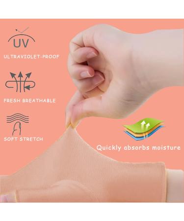 COOSLIM UV Protection Manicure Gloves | UPF50+ Anti-UV Gel Nail Lamp Shield for Women | Pink - Buy Online on GoSupps.com