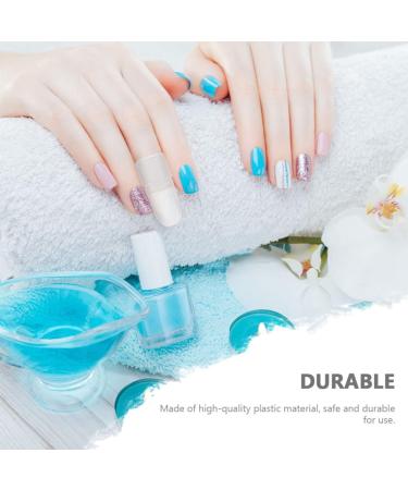 Housoutil 60 Pcs Nail Case Finger Nail Protector Skincare Tool Stickers for Adults Nail Tools for Nail Art Nail Tip Protector Polish Shield Protector Plastic Protective Case Manicure White 4x2cmx2pcs Whitex2pcs - Buy Online on GoSupps.com