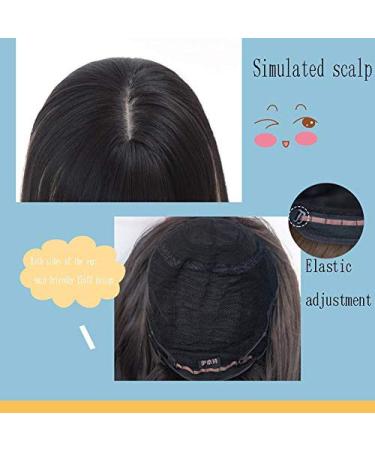 BGHJUE 26-Inch Natural Long Silky Straight Lace Front Wig - Heat Resistant Synthetic Hair for Women - Buy Online on GoSupps.com