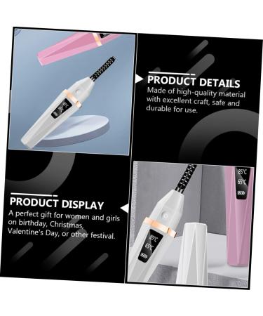 Didiseaon Eyelash Curler Heated Curlers Mini Hair Curler Professional Styling Tools Lash Curling Tools Eyelash Tool Electrical Tools White Makeup Tools Electro-Thermal Miss Abs - Buy Online on GoSupps.com