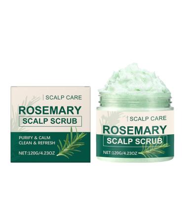 Le shampooing exfoliant pour le cuir chevelu au romarin limine les pellicules et l'accumulation nettoie en profondeur et exfolie nourrissant apaise les d mangeaisons du cuir chevelu (1pc)