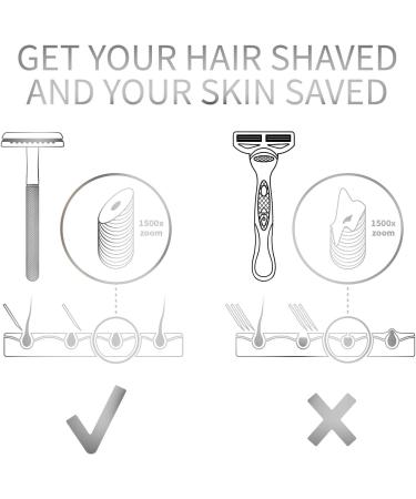 Silver Metal Safety Razor with Stand | Eco-Friendly Wet Razor for Men and Women | Fits All Double Edged Blades | Reusable DE Safety Razor by Bambaw - Buy Online on GoSupps.com